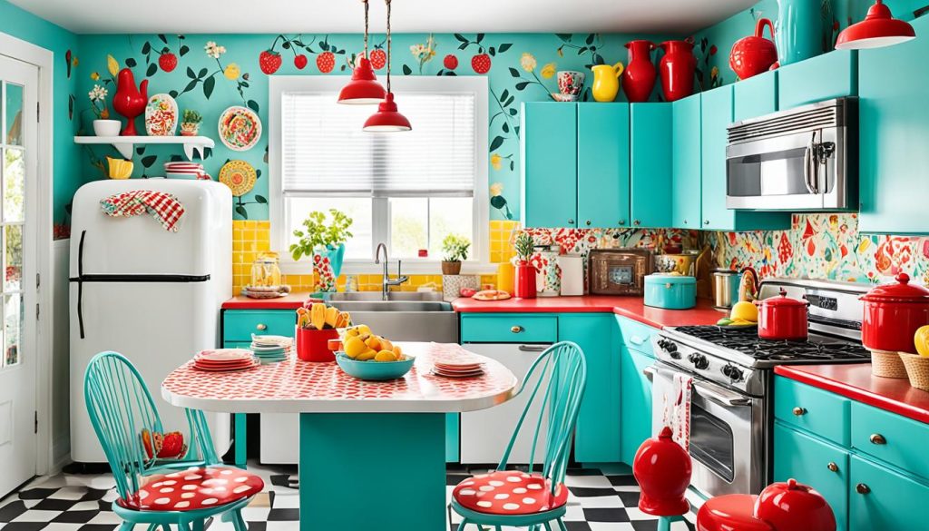 kitschy kitchen color palette